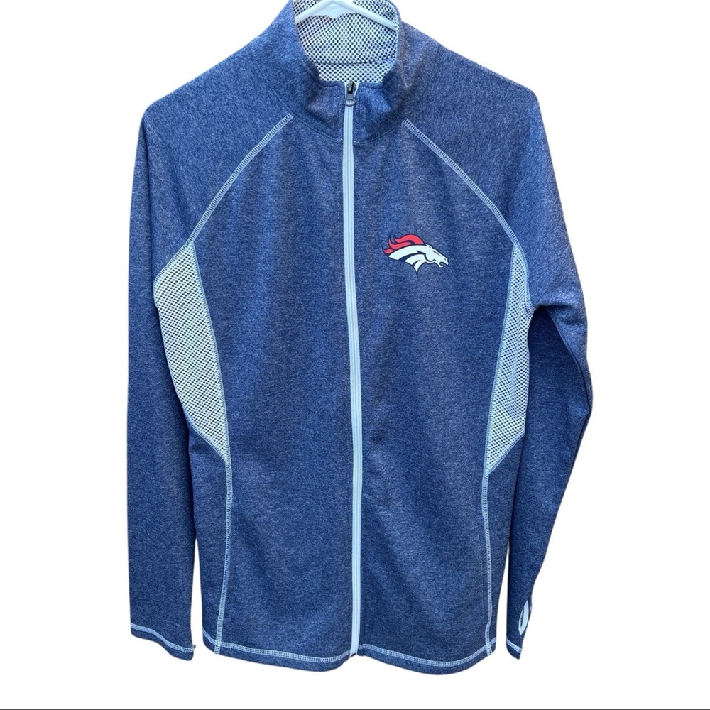 Majestic Denver Broncos Zip Up Jacket Large